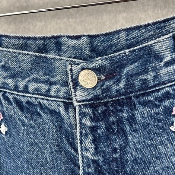 Vtg Kenny Rogers Bareback Jeans Size 29 Denim High Rise Western Lady Embroidered - Picture 4 of 14